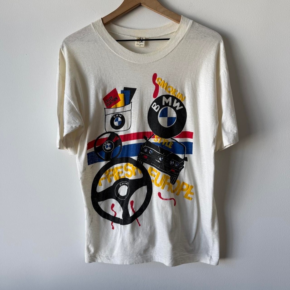 Vintage BMW Fresh Europe Graphic Tee Size XL